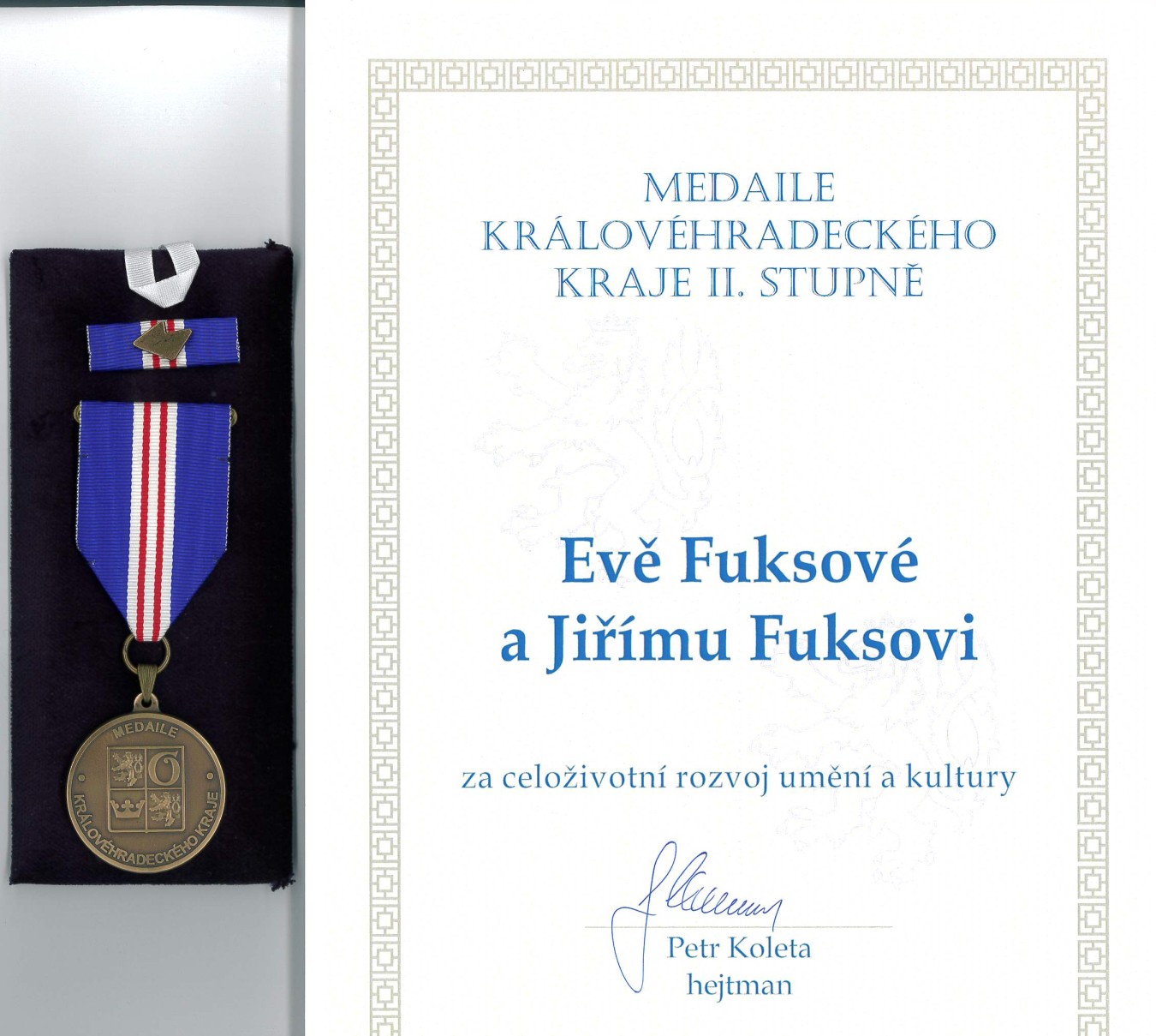 oceneni-kralovehradeckeho-kraje
